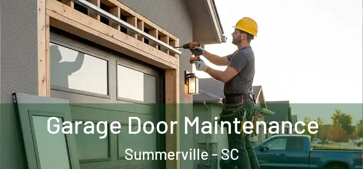 Garage Door Maintenance Summerville - SC