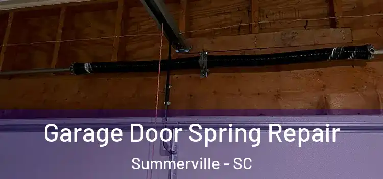  Garage Door Spring Repair Summerville - SC